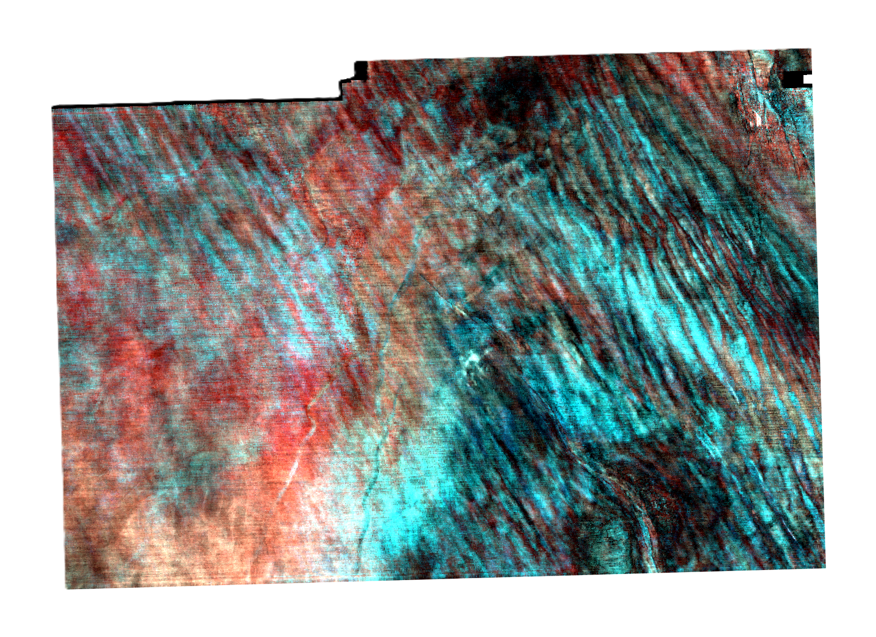 RGB composite produced with CWT
